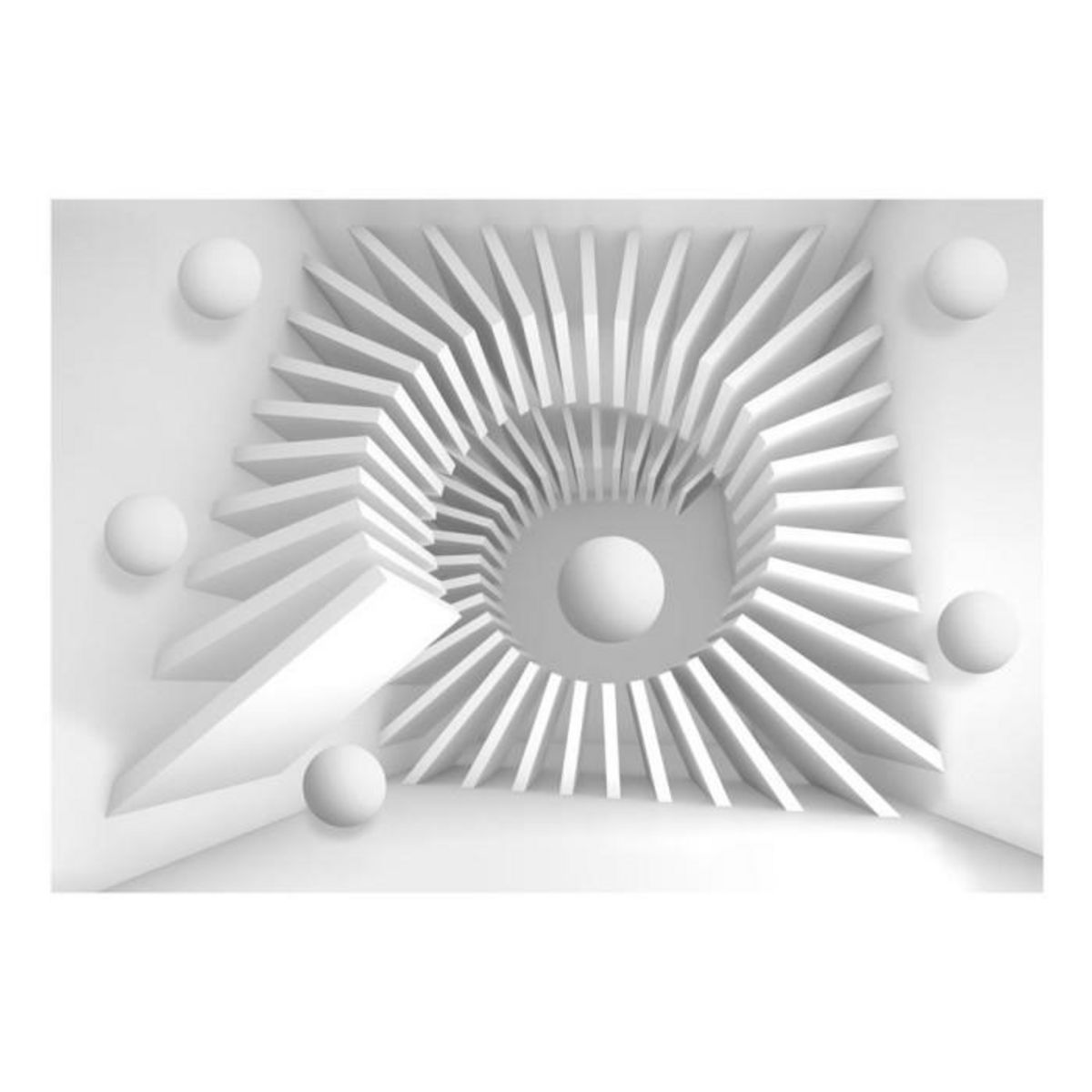 Paris Prix Papier Peint  White Jigsaw