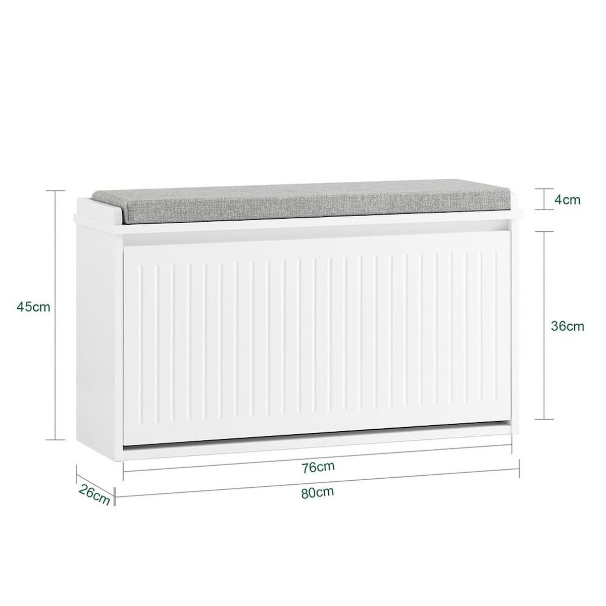 SOBUY SoBuy - Banc de rangement à chaussures avec une porte - Moderne - FSR98-L