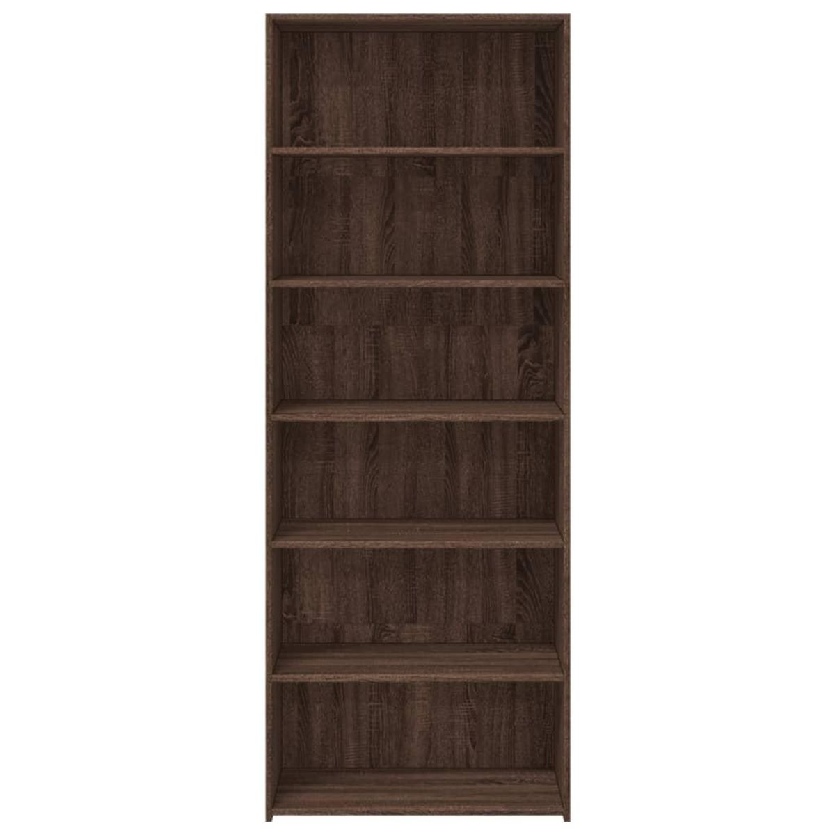 VIDAXL Buffet haut chene marron 70x41x185 cm bois d'ingenierie