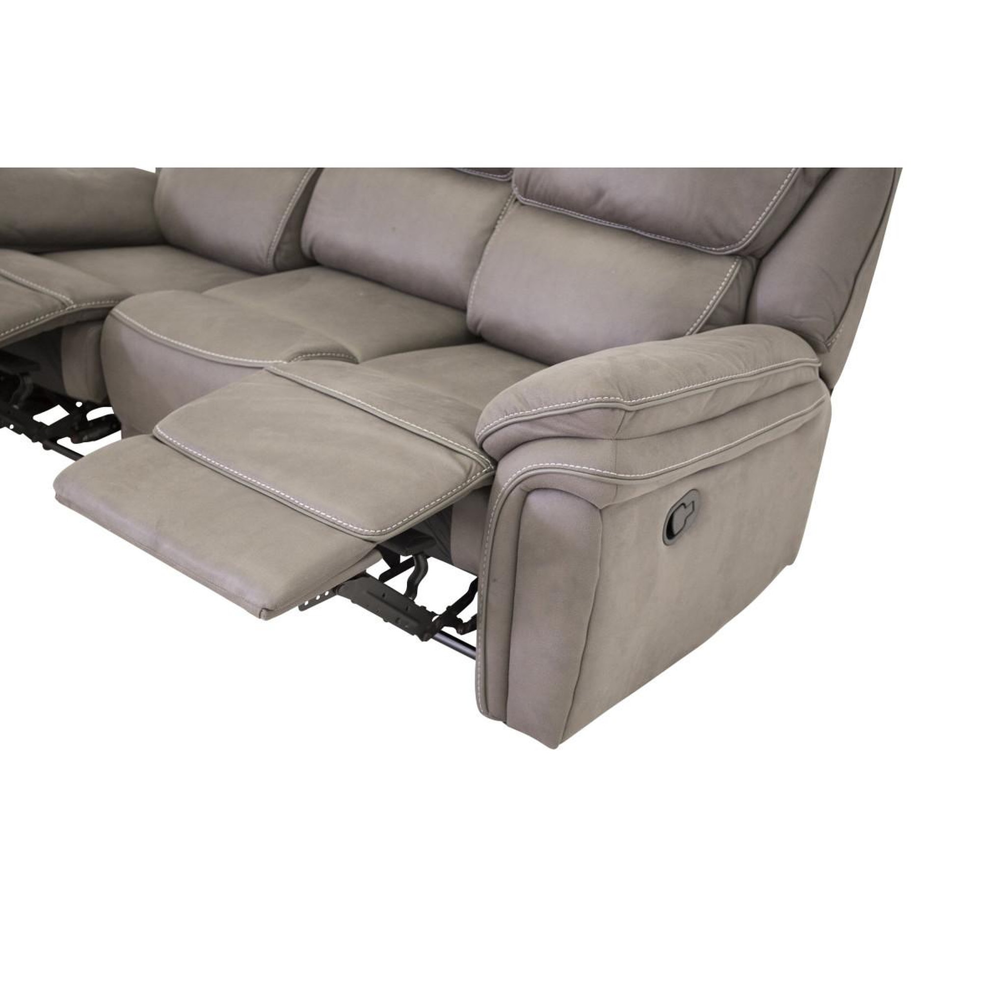 Voir la diapositive 4 : Paris Prix Canapé de relaxation 3 places  saranda  206cm gris