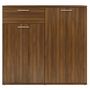 Voir la diapositive 3 : VIDAXL Buffet Chêne marron 80x36x75 cm Bois d ingénierie