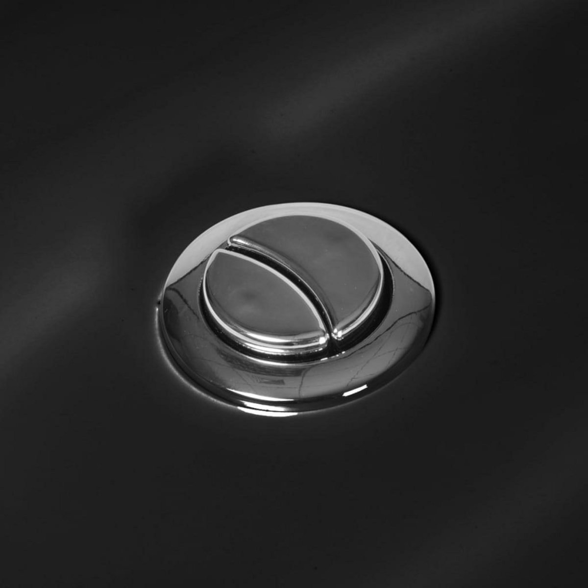 VIDAXL Toilette avec reservoir Noir