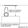 Voir la diapositive 6 : Neff Groupe filtrant 52cm 64db 730m3/h inox - d55ml66n1