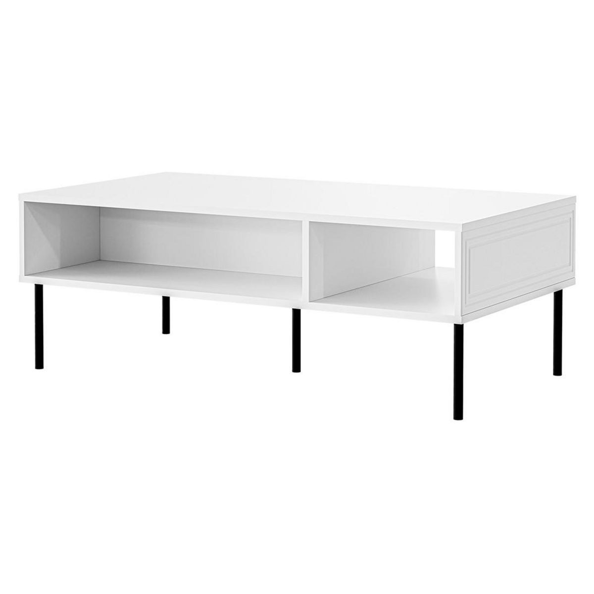 BEST MOBILIER Lavaggi - table basse - 2 niches - 110 cm