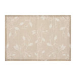 SECRET DE GOURMET Set de Table Design  Fleurs  30x45cm Beige