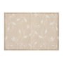 Voir la diapositive 1 : SECRET DE GOURMET Set de Table Design  Fleurs  30x45cm Beige