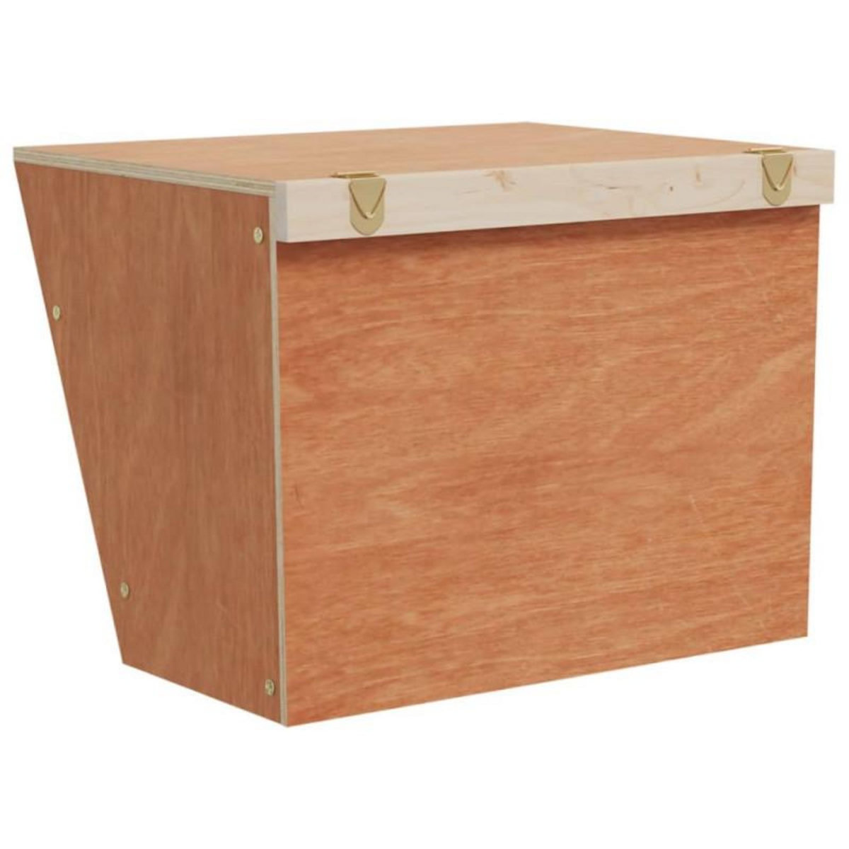 VIDAXL Mangeoire à foin pour lapins 25x18,5x20,5 cm bois massif sapin