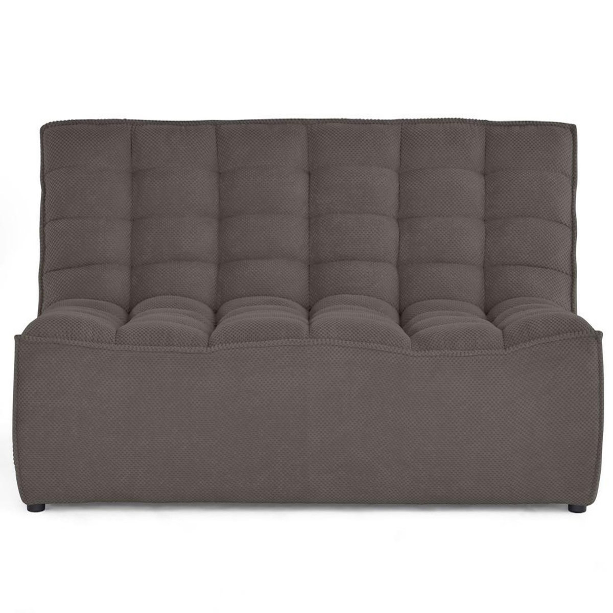 LISA DESIGN Ellie - canapé 2 places en velours texturé