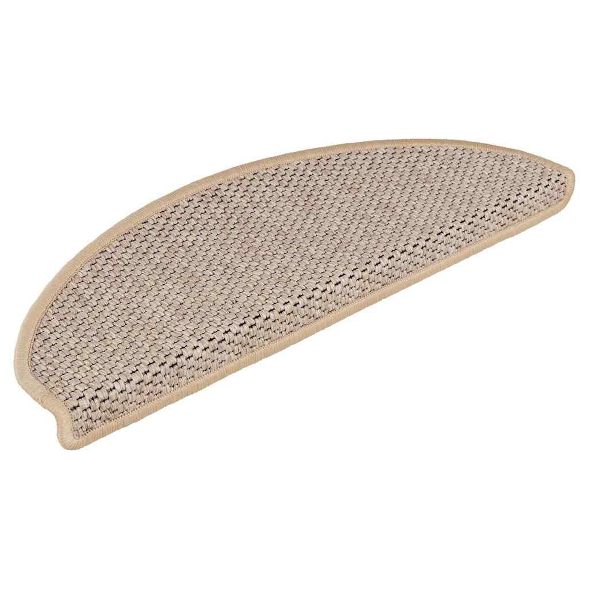 Voir la diapositive 2 : VIDAXL Tapis d'escalier autocollants 30 pcs 65x21x4 cm beige clair