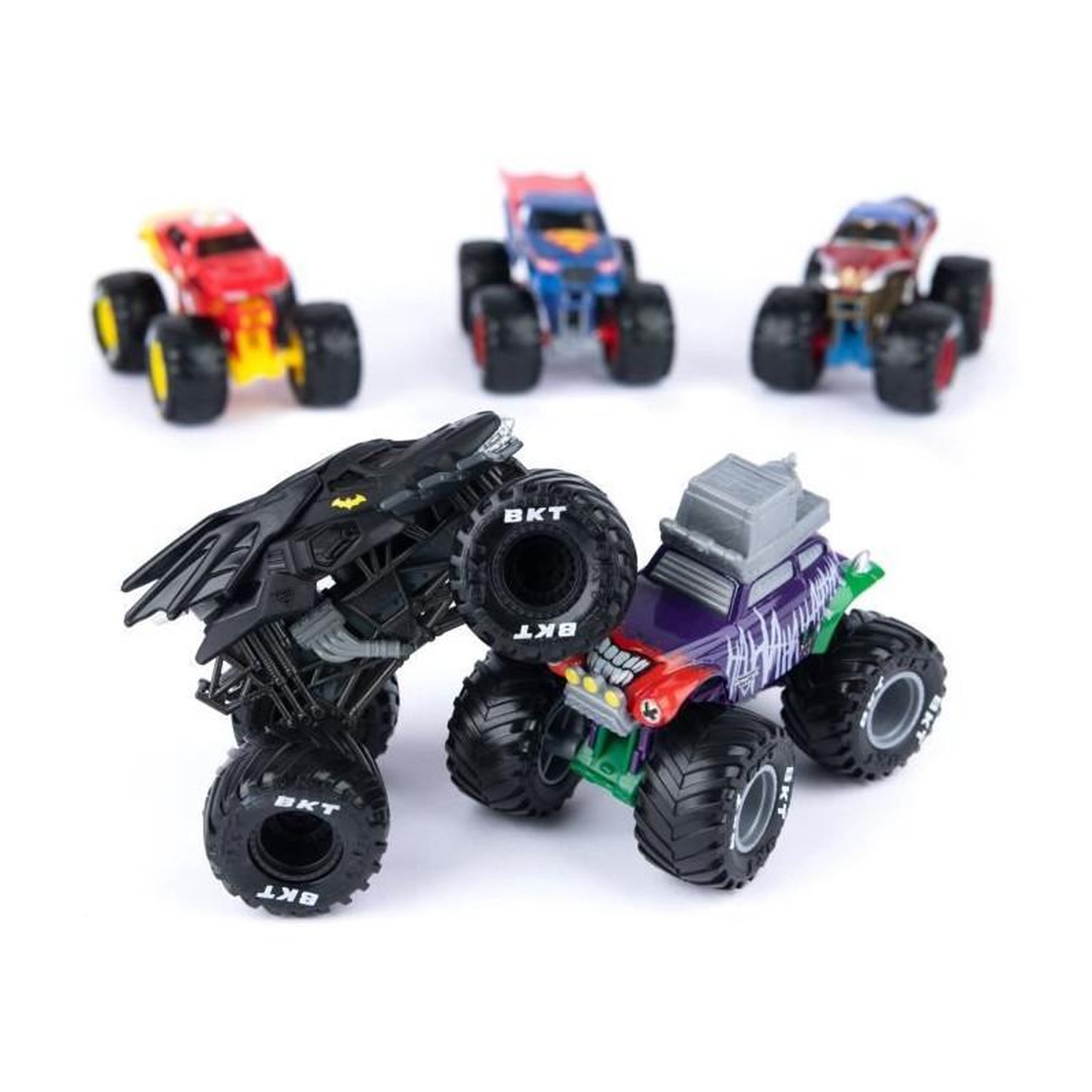 Voir la diapositive 4 : MONSTER JAM PACK DE 5 VEHICULES DIE-CAST 1:64 DC COMICS Monster Jam