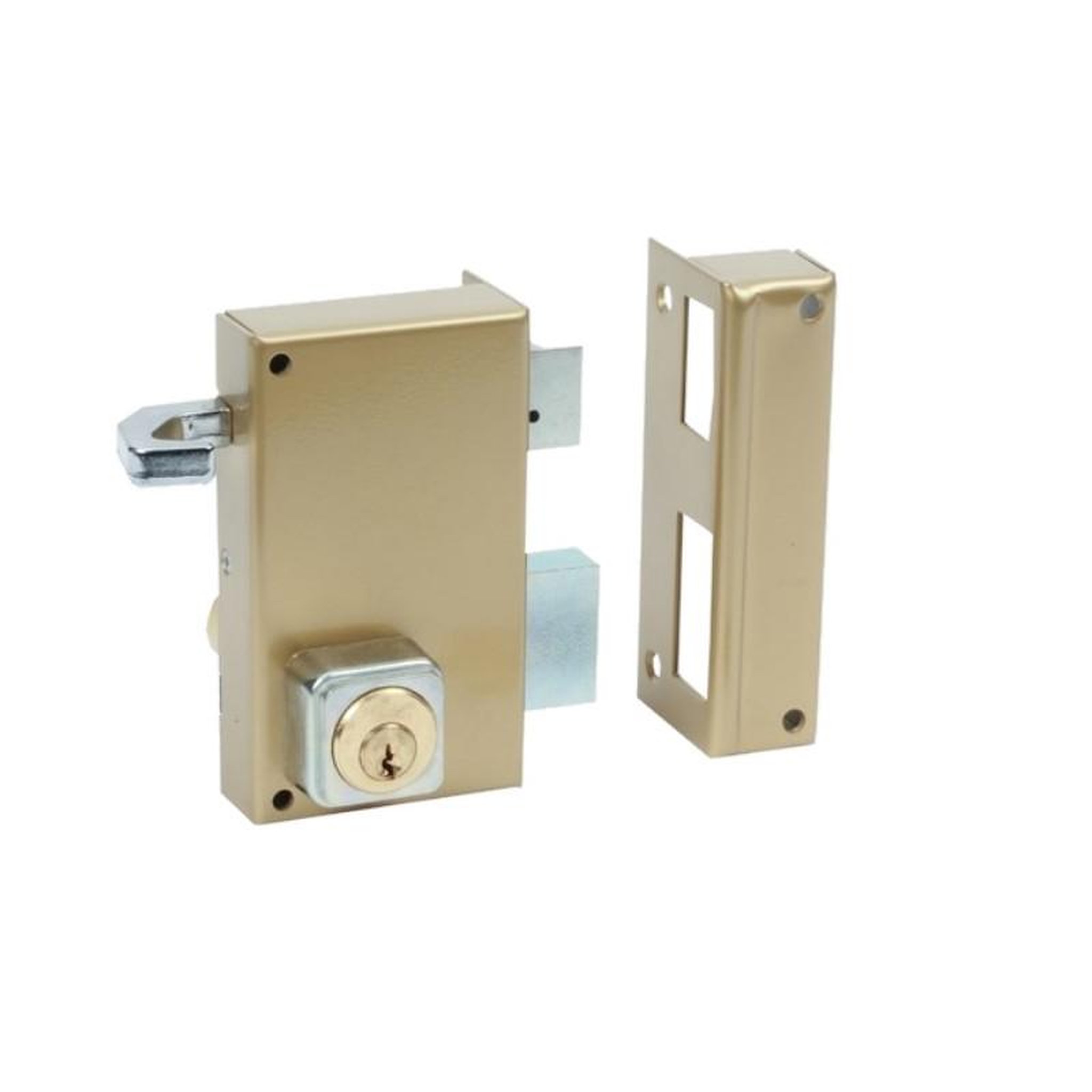 BRICARD Serrure monopoint en applique ALPHA cylindre rond Vertical tirage droite BRICARD 450110