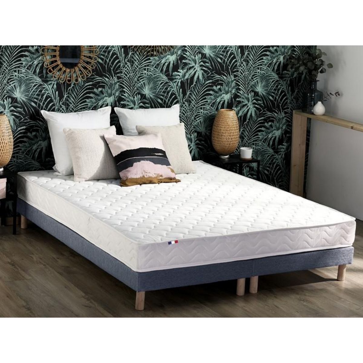 Matelas mousse 160x200cm accueil latex ANNA 