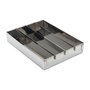 Voir la diapositive 1 : Moule à gâteau damier en inox 20cm