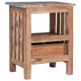 Voir la diapositive 3 : VIDAXL Table de chevet 41x30x50 cm bois d'acajou massif