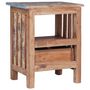 Voir la diapositive 3 : VIDAXL Table de chevet 41x30x50 cm bois d'acajou massif