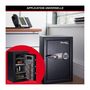 Voir la diapositive 2 : Master lock Coffre-Fort Haute Sécurité [Combinaison Électronique] [XXL 169 Litres] - T0-331ML