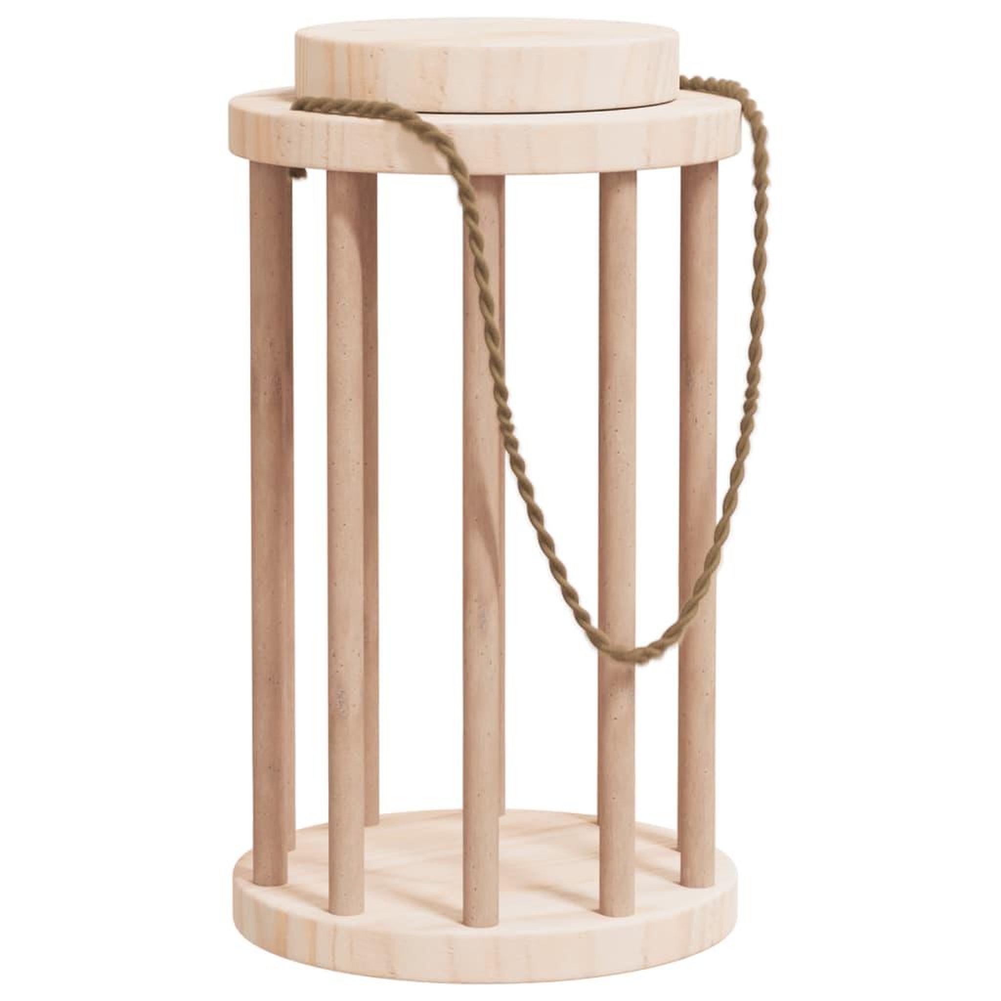 Voir la diapositive 2 : VIDAXL Mangeoire a foin pour lapins Ø15x25,5 cm bois massif de sapin
