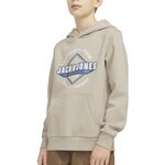 Jack & Jones Sweat  Garçon Jack & Jones Logo. Coloris disponibles : Beige