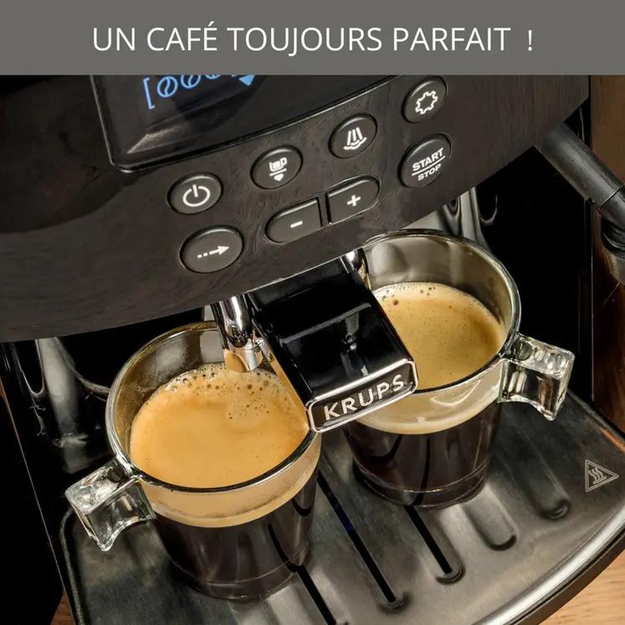 Voir la diapositive 4 : KRUPS Robot café 15 bars noir - ea817010
