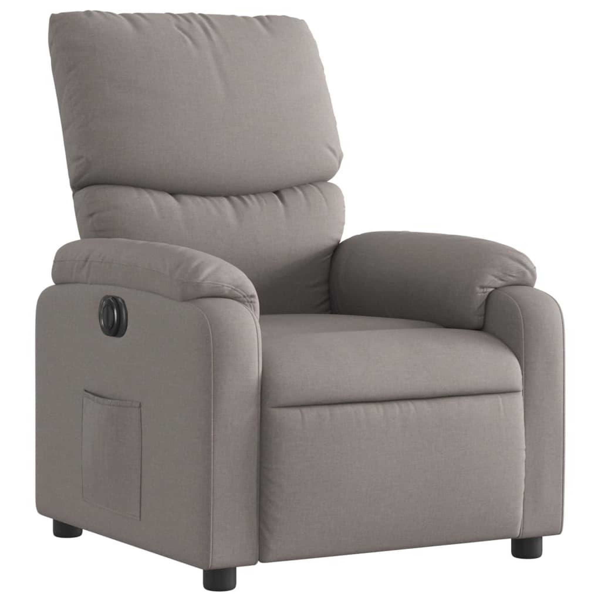Voir la diapositive 4 : VIDAXL Fauteuil inclinable electrique Taupe Tissu