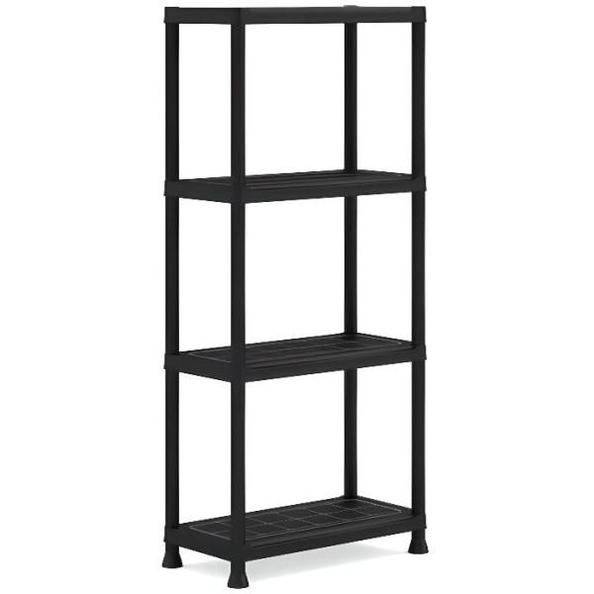 KIS Etagere modulable KETER - Noir - 60 x 30 x 135 cm - 4 tablettes résistantes a l'humidité