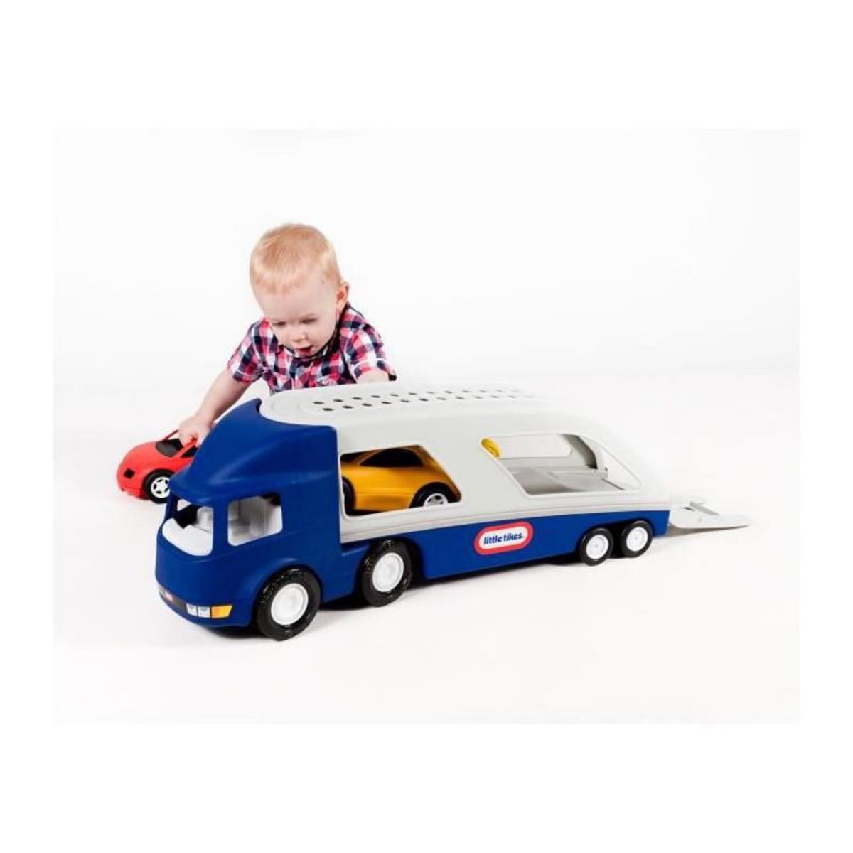 Little Tikes Little Tikes Grand Porte-Voitures - Contient 2 voitures de sport - A partir de 3 ans