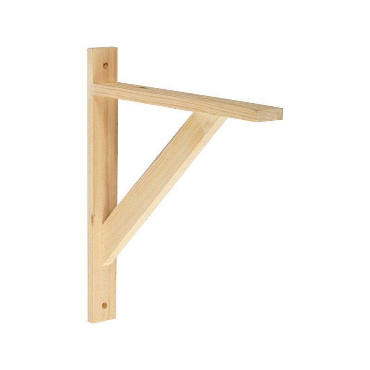 CENTRALE BRICO Equerre Solo Bois Brut Naturel, H.28 X P.32 Cm