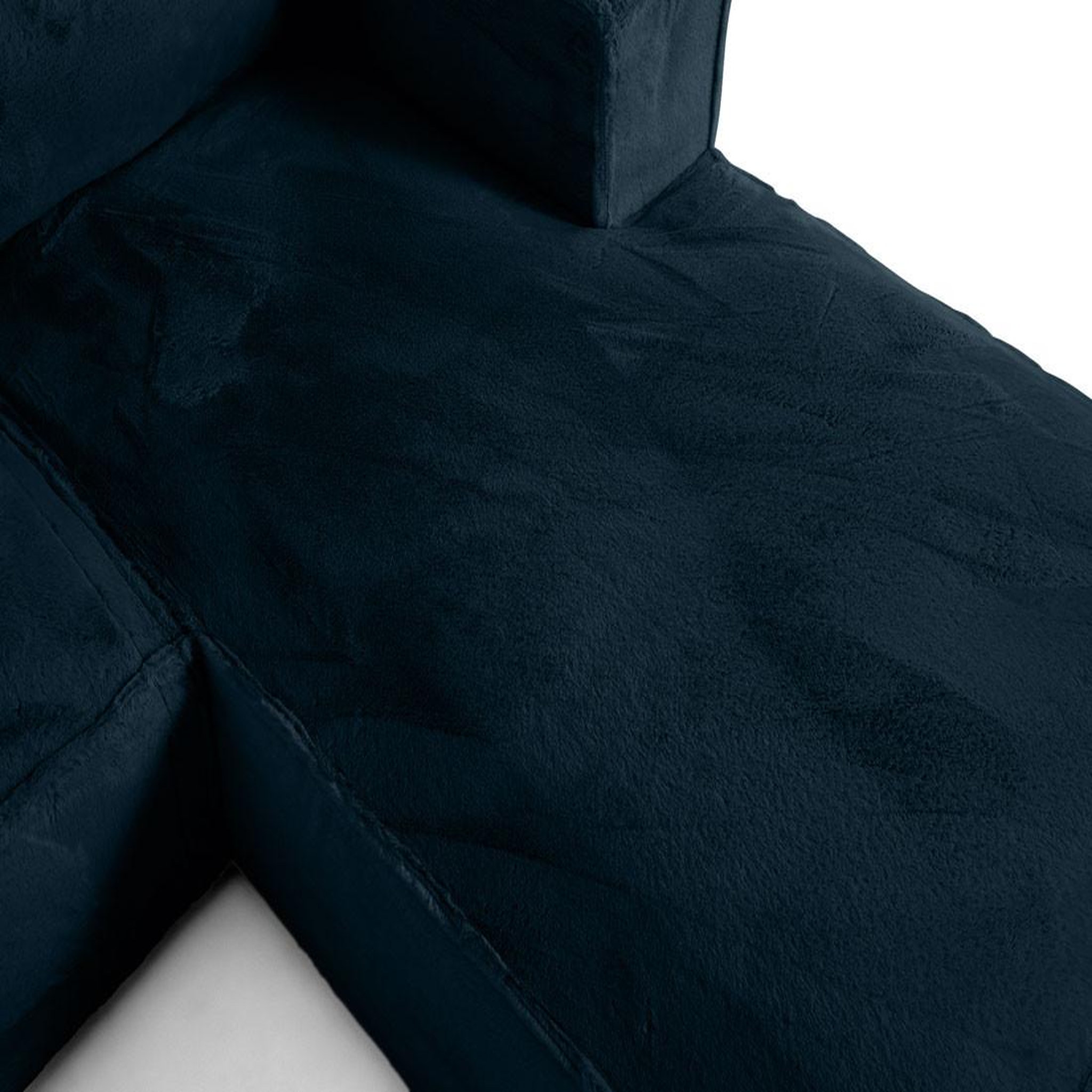 Voir la diapositive 6 : LISA DESIGN Stella - canapé d'angle droit - 4 places - en fausse fourrure