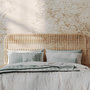 Voir la diapositive 2 : Rendez vous déco Tête de lit en rotin naturel 140 cm-Morphée