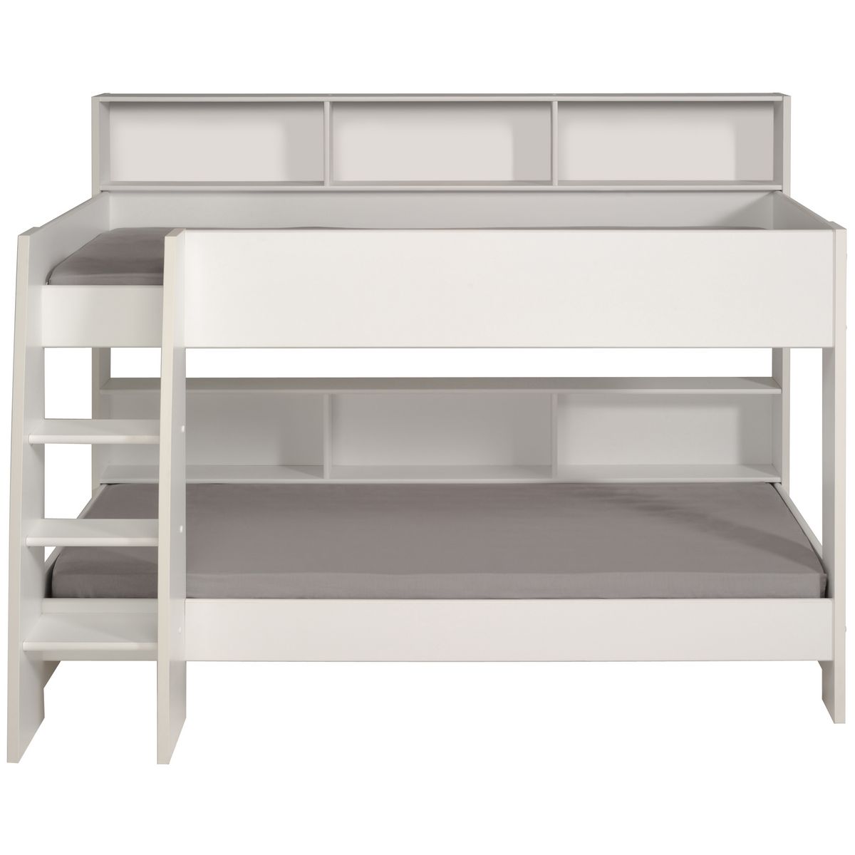 Lit superposé avec rangement 90x200cm MATEO