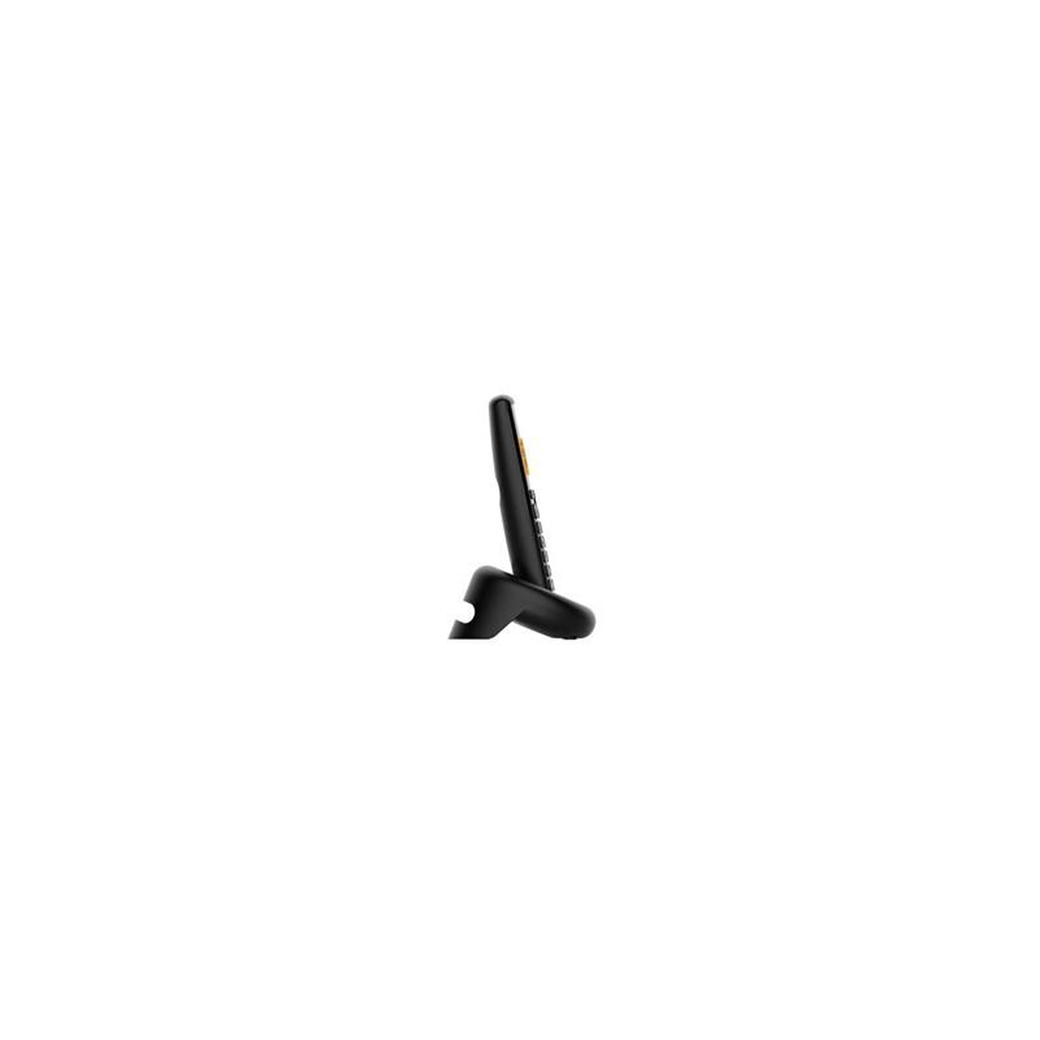 Voir la diapositive 3 : Alcatel Téléphone sans fil dect solo e260 noir - mains libres, écran 2 lignes, blocage d'appels 50 entrées, répertoire 50 contacts