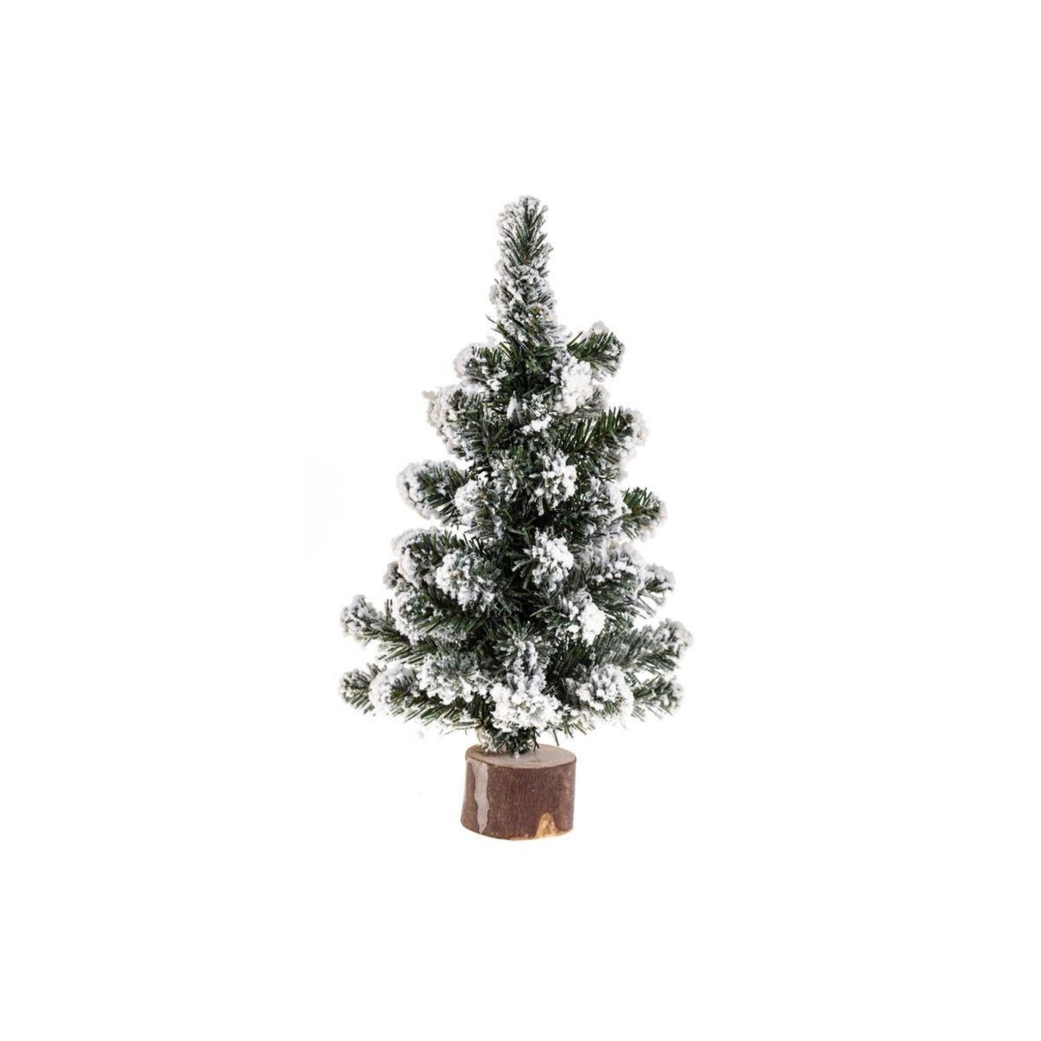 FEERIC LIGHT & CHRISTMAS Sapin de noël à poser floqué  blooming  25cm vert