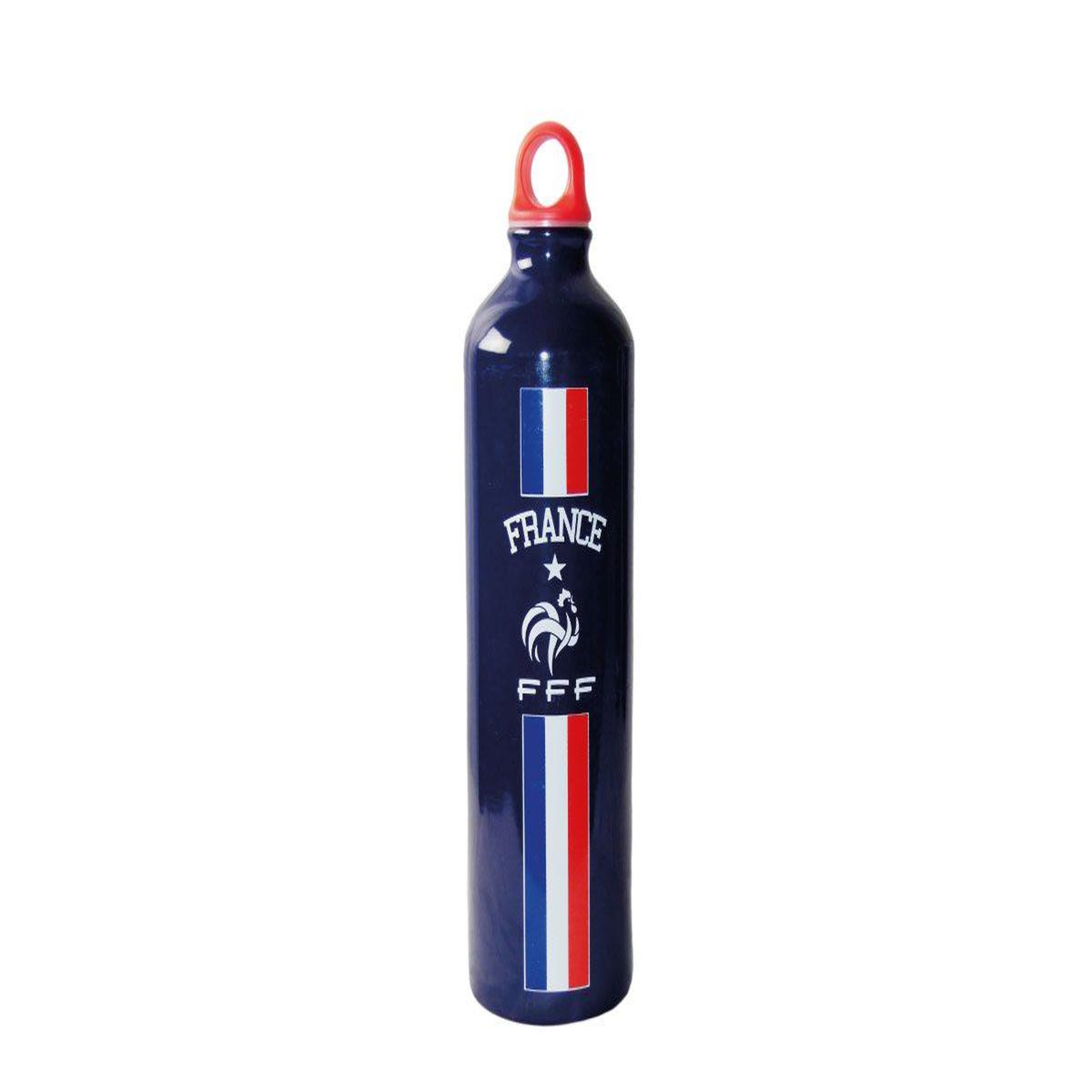 FFF Gourde de sport - Fédération Française de Football - En aluminium - Contenance : 750 ml