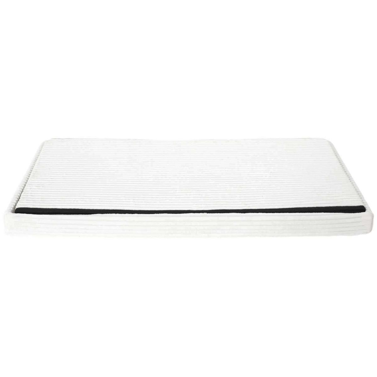 The Home Deco Factory Banc de rangement pliable effet côtelé DRAMMEN