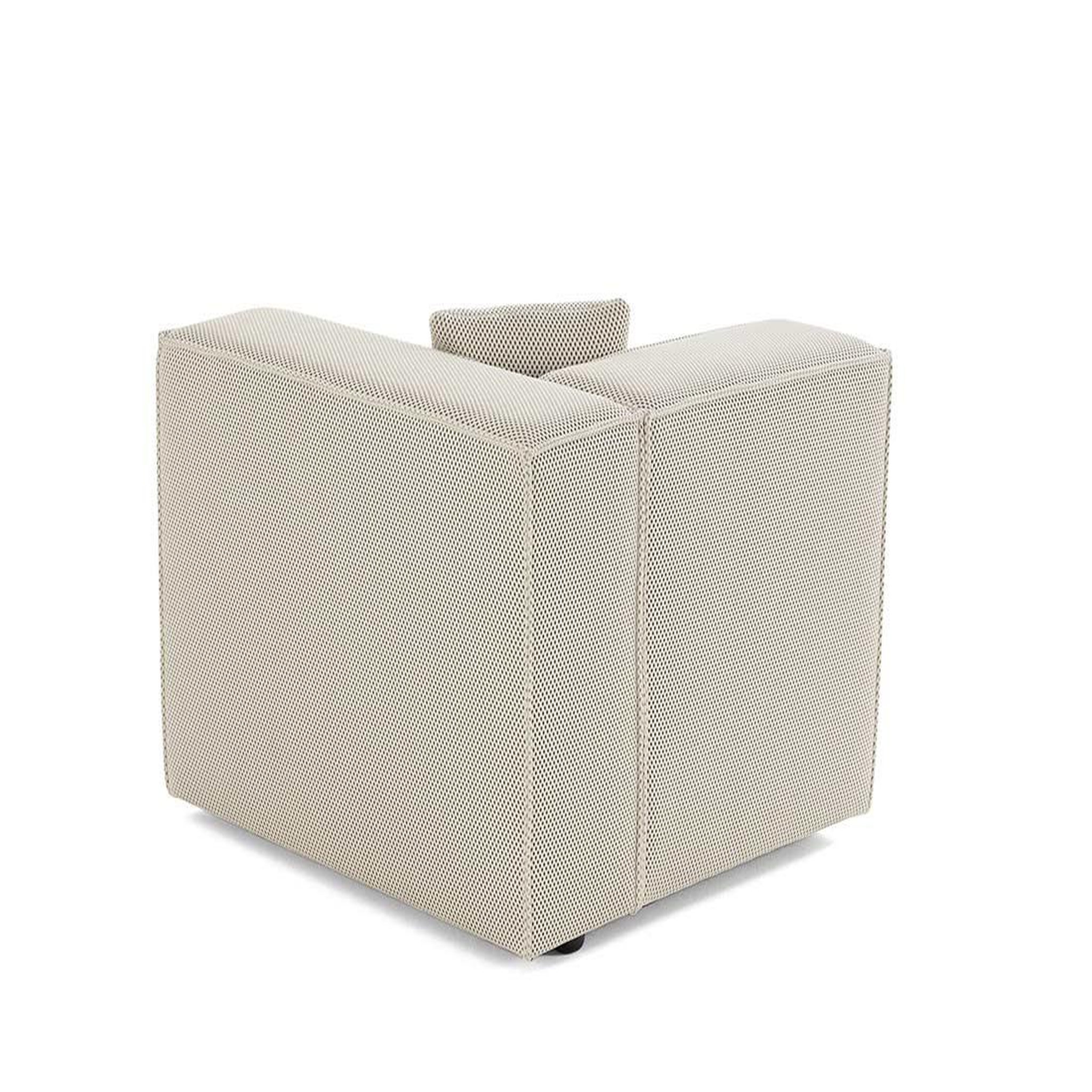 Voir la diapositive 5 : LISA DESIGN Arty - module d'assise droit - en tissu mailles 3d