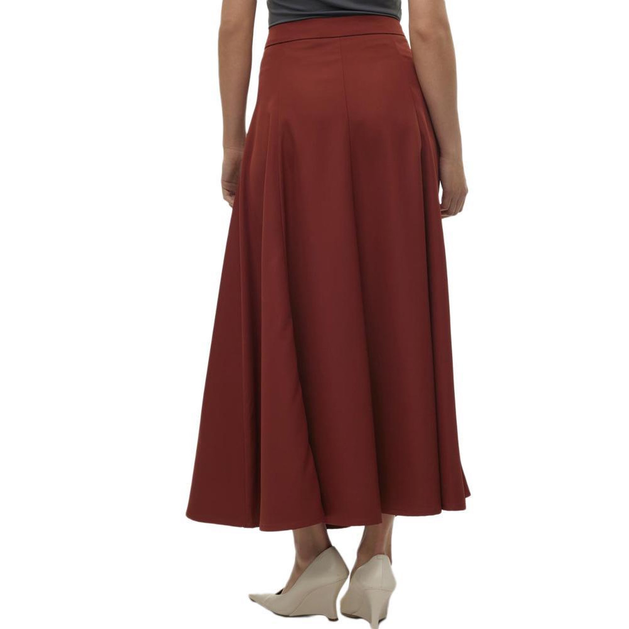 Voir la diapositive 2 : Vero Moda Jupe Longue  Femme Vero Moda Tara Ancle