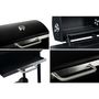 Voir la diapositive 4 : Habitat et Jardin Barbecue charbon de bois  Bizon  - 119 x 50 x 101 cm - Noir
