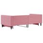 Voir la diapositive 5 : VIDAXL Lit de jour avec gigogne sans matelas rose 90x200 cm