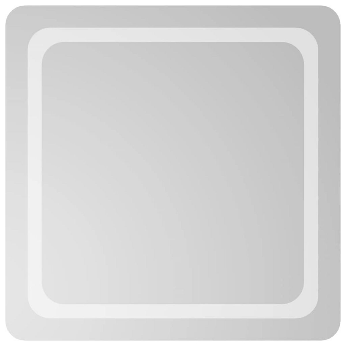 VIDAXL Miroir de salle de bain a LED 60x60 cm