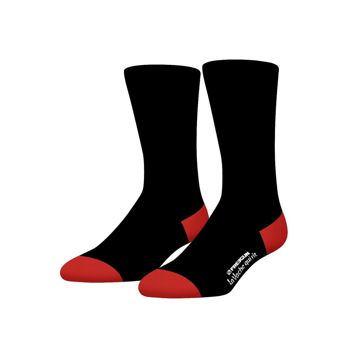FREEGUN Lot de 4 paires de chaussettes homme La Vache Qui Rit