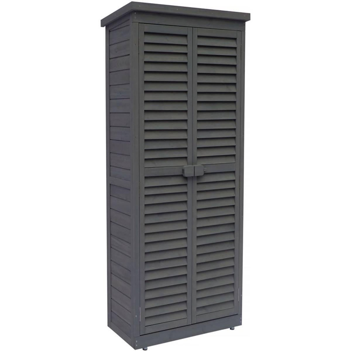 Habitat et Jardin Armoire de jardin  Space  - 87 x 46.5 x 160 cm - Anthracite