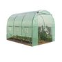 Voir la diapositive 2 : Jardikt Serre de jardin 3x2m - 4 saisons Zip 3 arceaux 130 gr