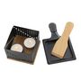 Voir la diapositive 3 : Paris Prix Appareil à Raclette Individuelle  Bougie  16cm Noir