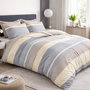 Voir la diapositive 2 : Home collection Parure housse de couette 3 pcs 240x220 cm en percale de coton 80 fils Orly