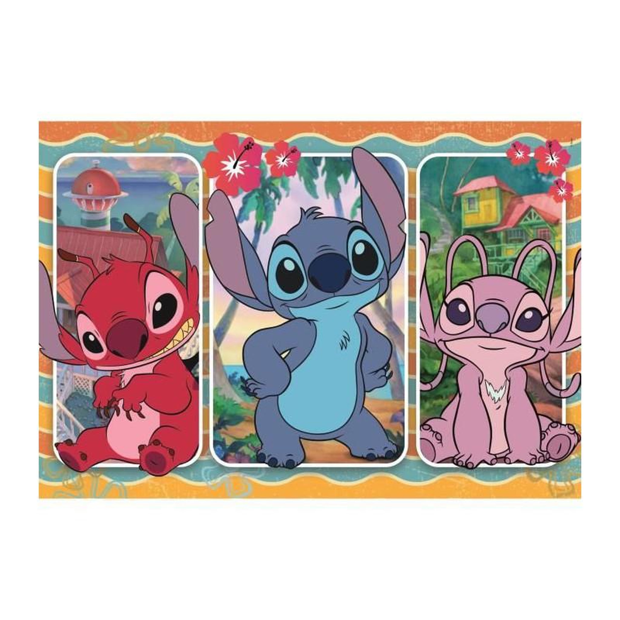 Voir la diapositive 2 : CLEMENTONI Puzzle enfant 24 pièces Maxi – Stitch – Clementoni – Dès 3 ans
