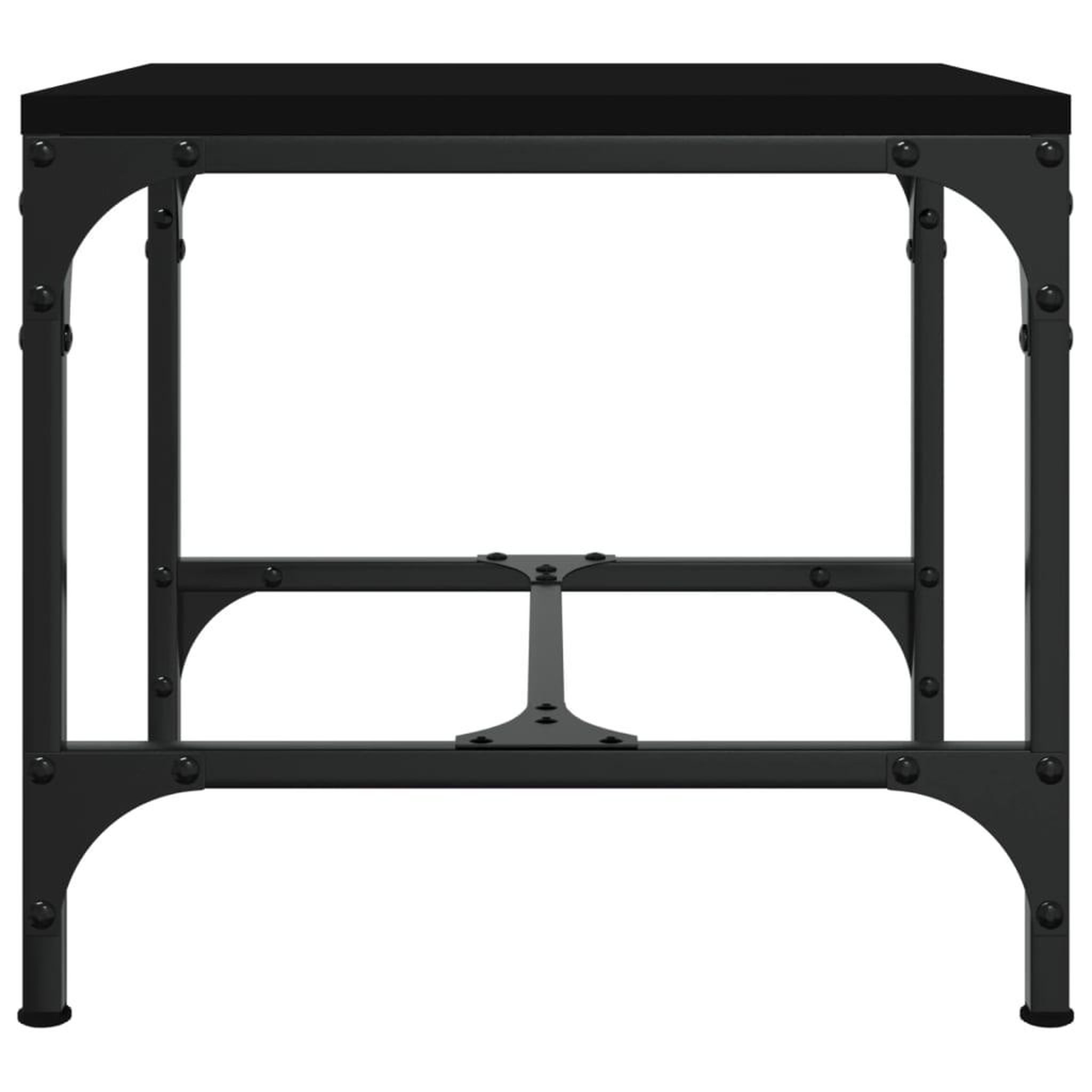 Voir la diapositive 5 : VIDAXL Table d'appoint Noir 40x40x35 cm Bois d'ingenierie