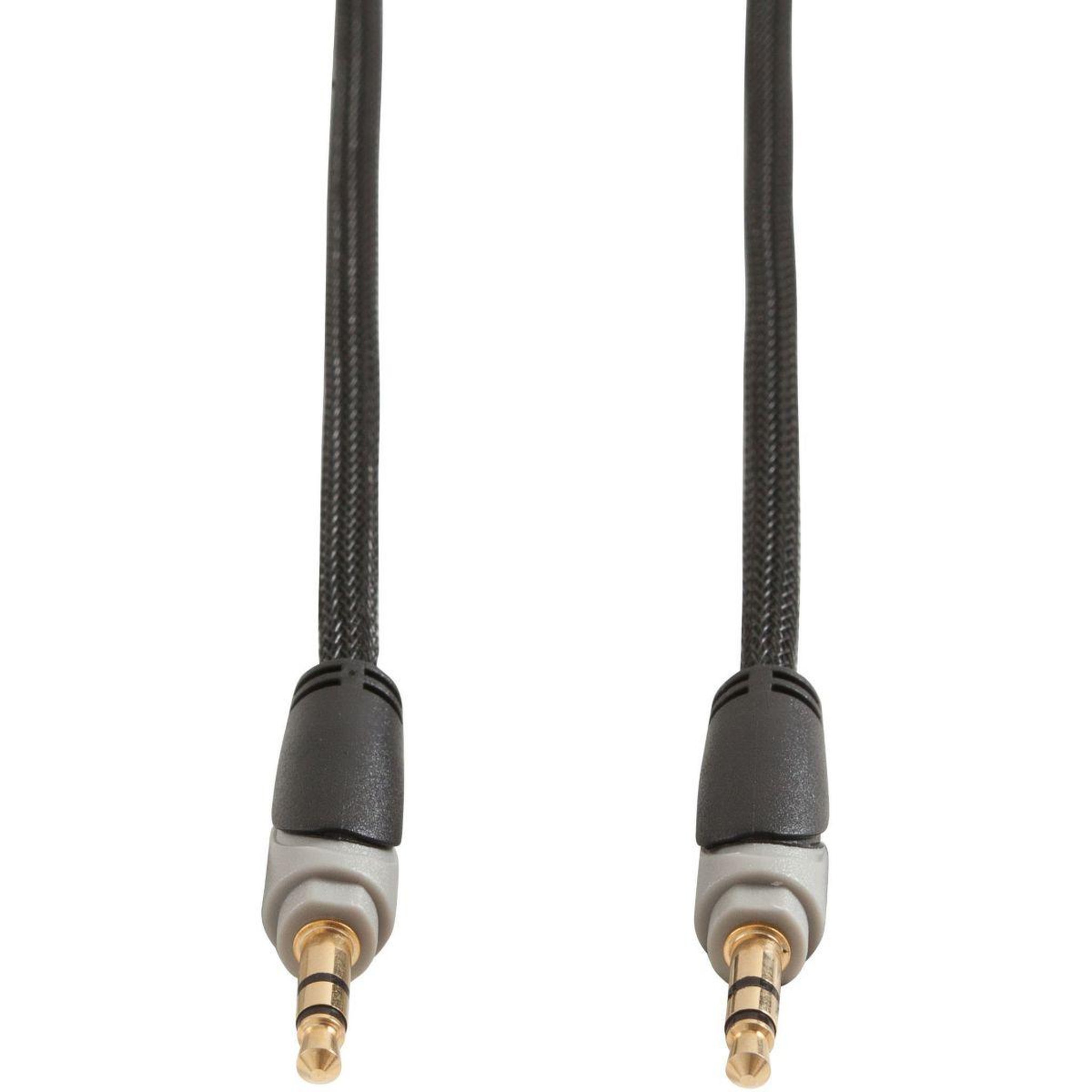 Voir la diapositive 2 : ESSENTIEL B Câble Jack 1m50 Nylon Cross