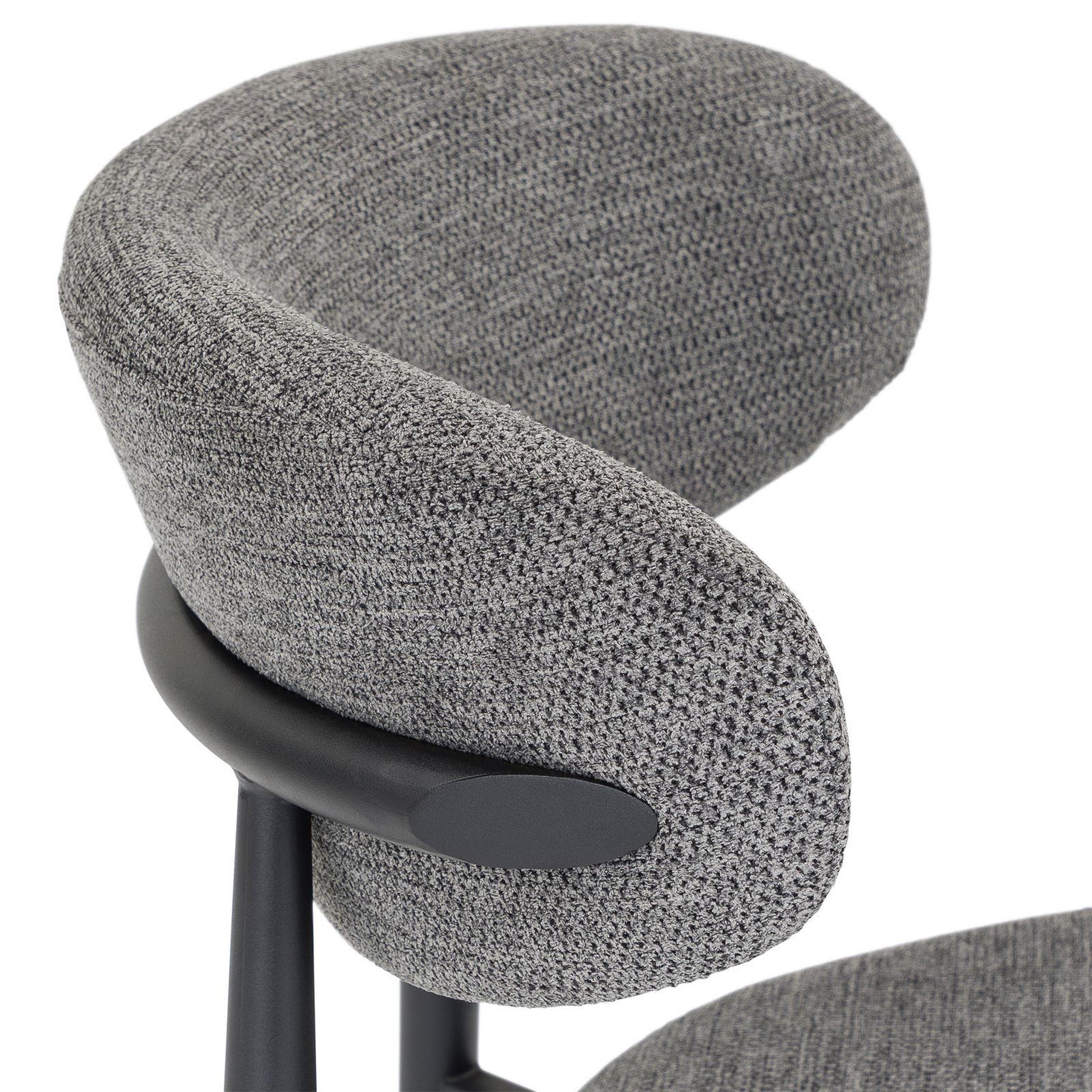 Voir la diapositive 6 : IDIMEX Lot de 2 chaises AZUL de salle à manger en tissu