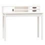 Voir la diapositive 2 : VIDAXL Bureau Blanc 110x50x93 cm Bois massif de pin