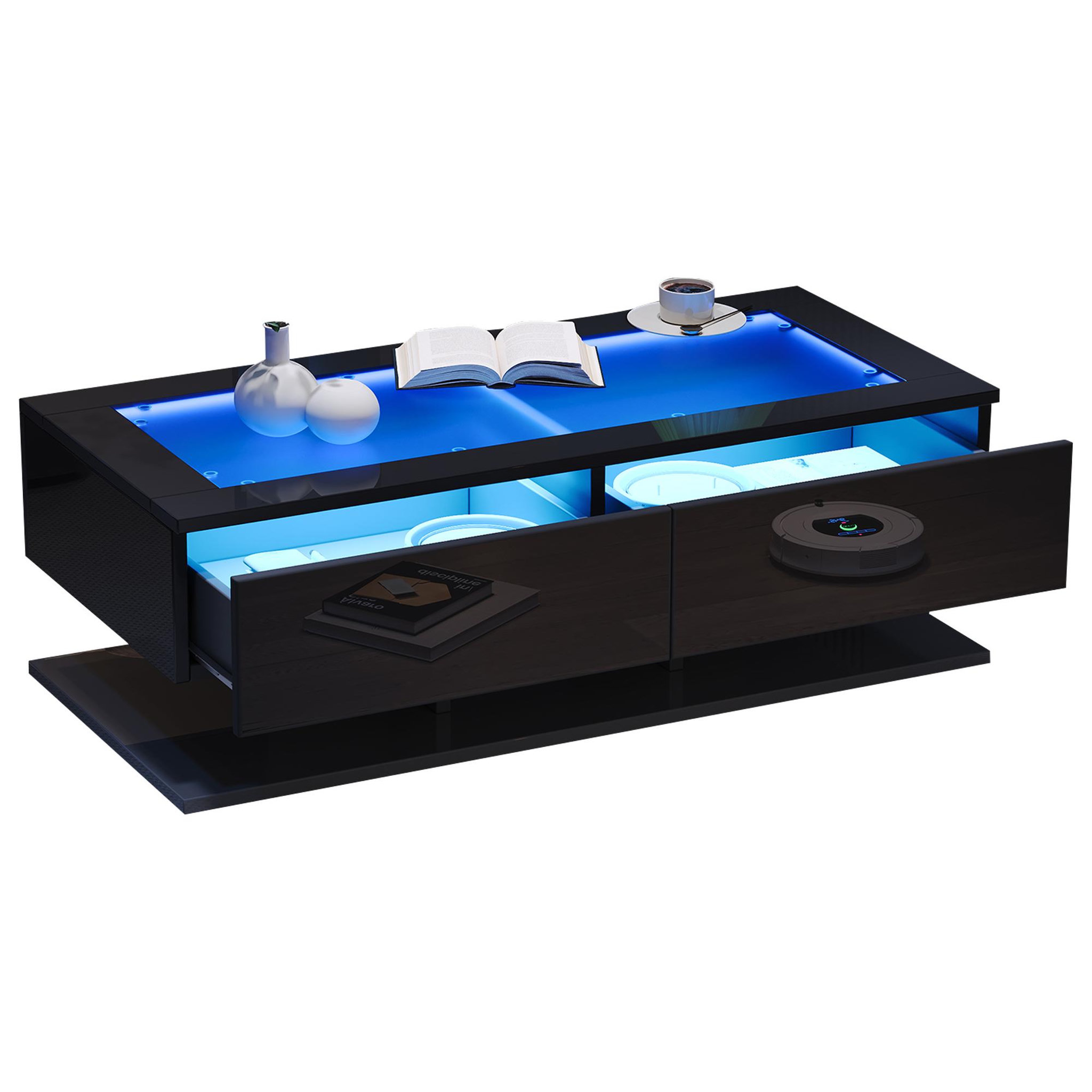 MERAX Table basse. Coloris disponibles : Blanc, Noir